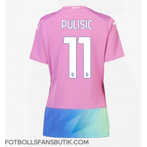 AC Milan Christian Pulisic #11 Replika Tredje Tröja Damer 2023-24 Kortärmad